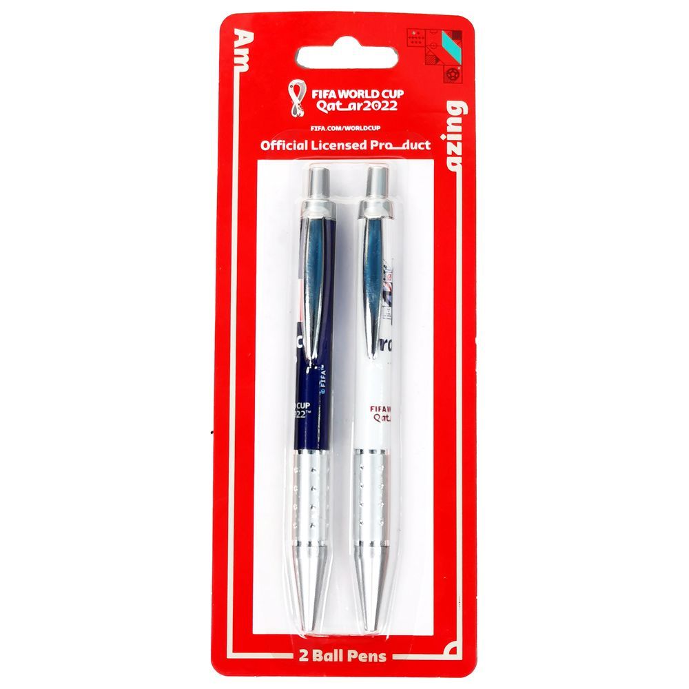 Fifa - 2022 Country Retractable Ball Pen Set 2pcs - France