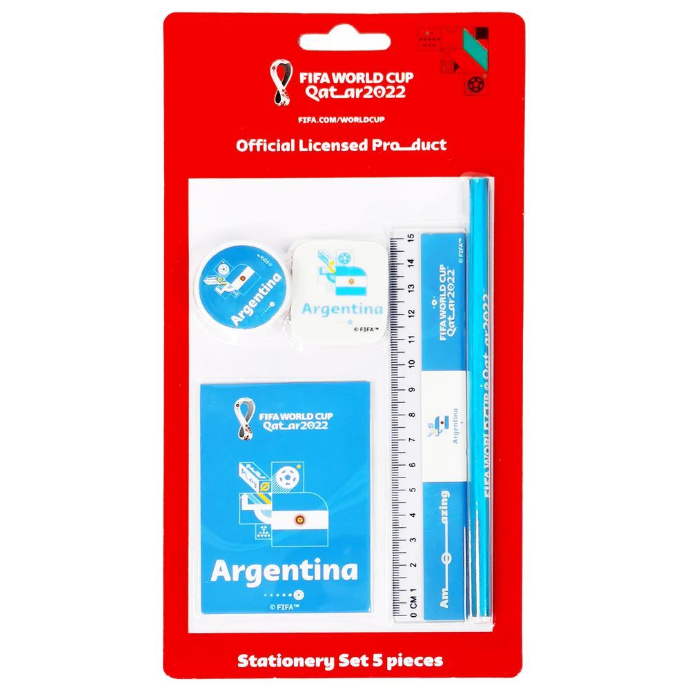 Fifa - 2022 Country Stationery Set 5pcs - Argentina