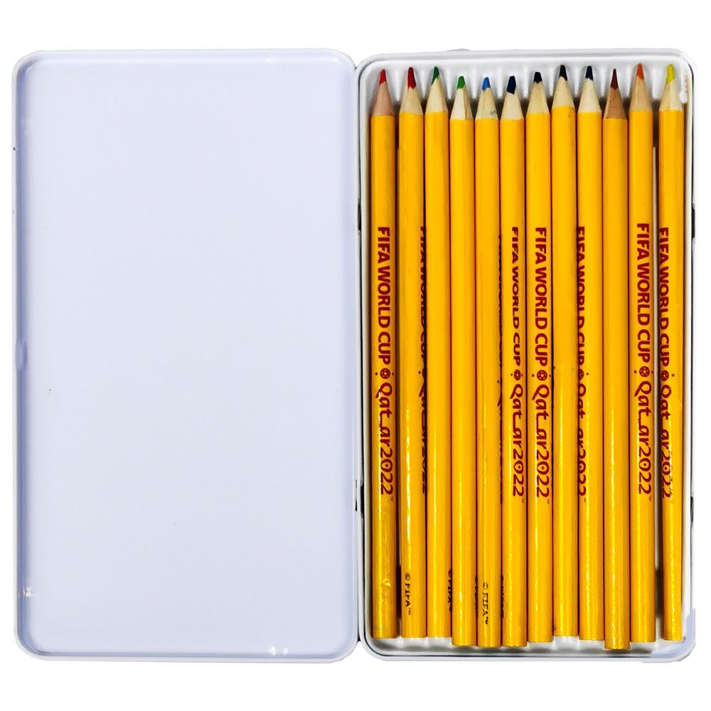 Fifa - 2022 Country Coloured Pencil Set 12pcs - Brazil