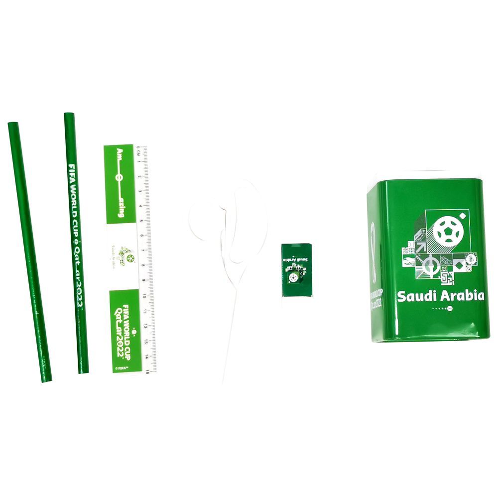 Fifa - 2022 Country Pencil Holder Set 5pcs - Saudi Arabia