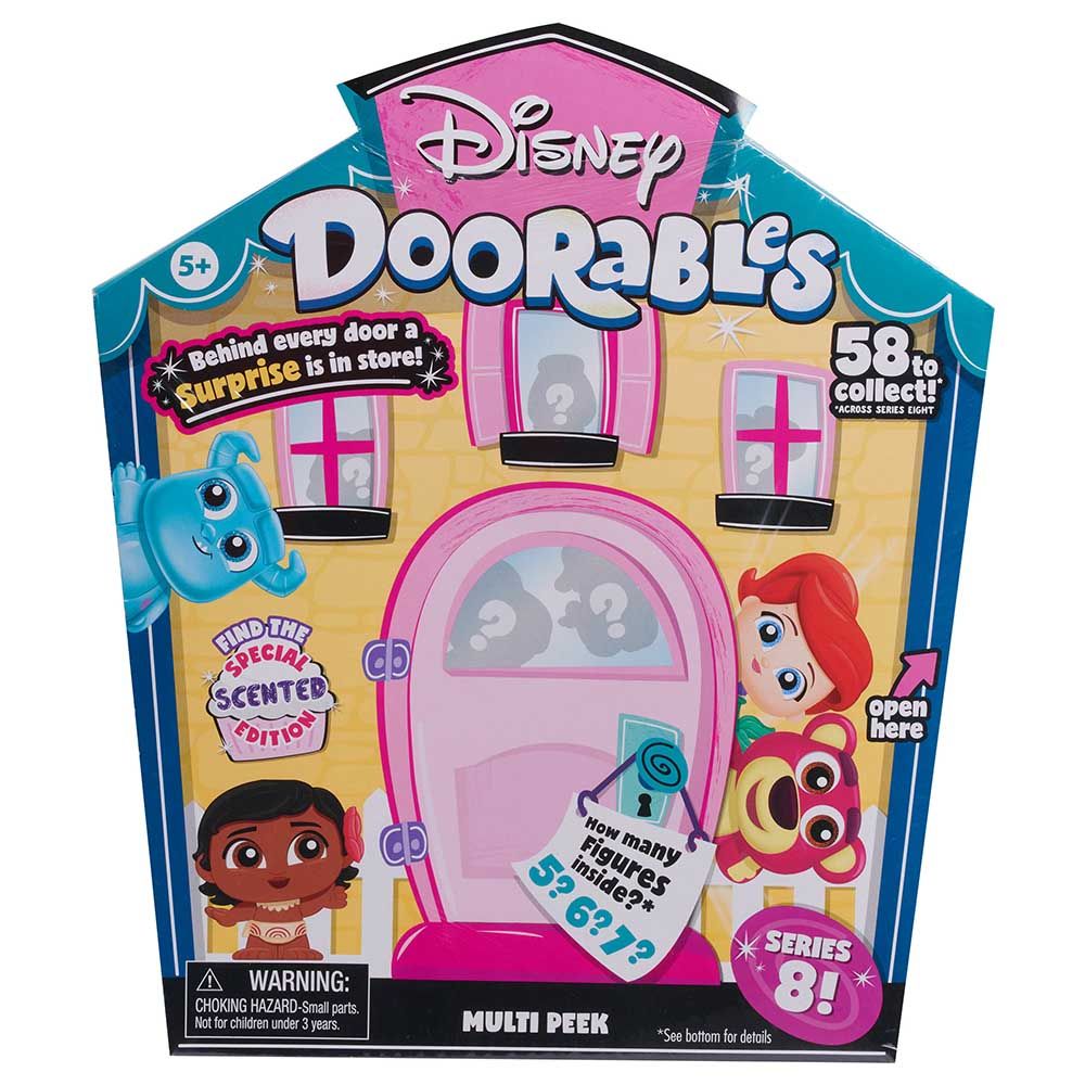 Disney - Doorables Multi Peek Series 8 Collectible Figures 6pc