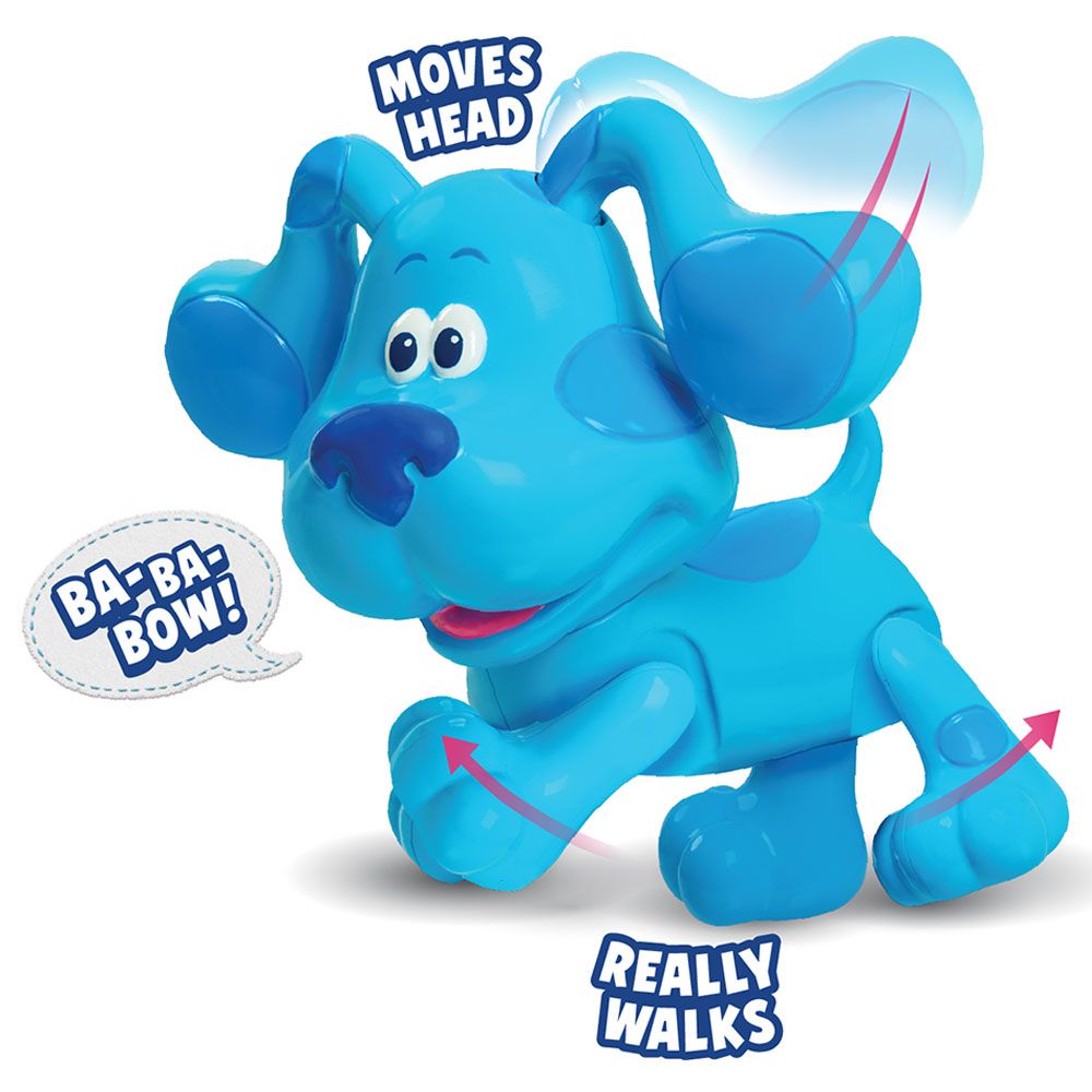 Blue's Clues & You - Walk & Play Blue Interactive Puppy 6.75 Inch