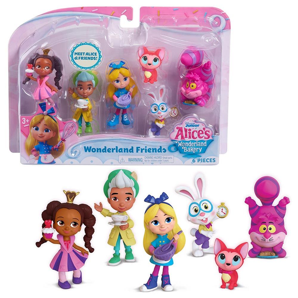 Alice's Wonderland Bakery - Wonderland Friends Figures - 6pcs