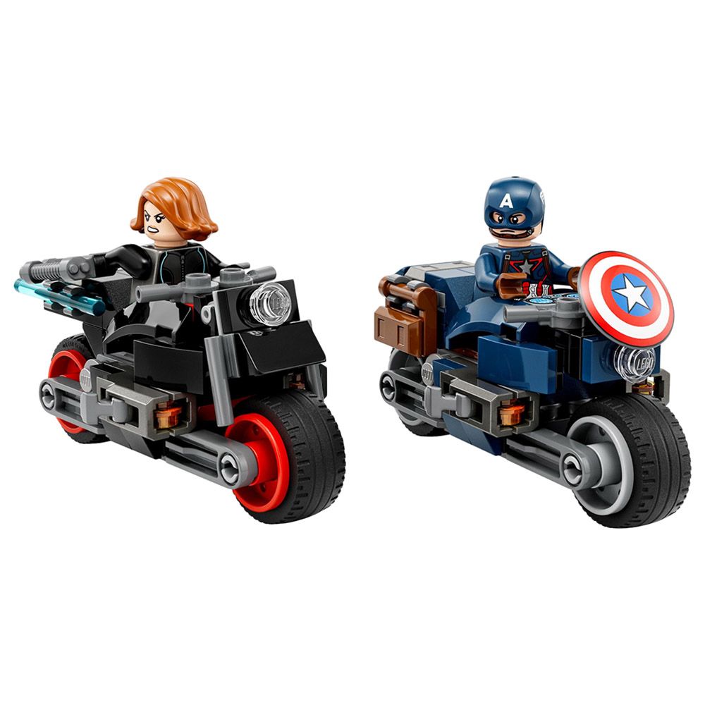 Lego - Black Widow & Captain America Motorcycles Playset