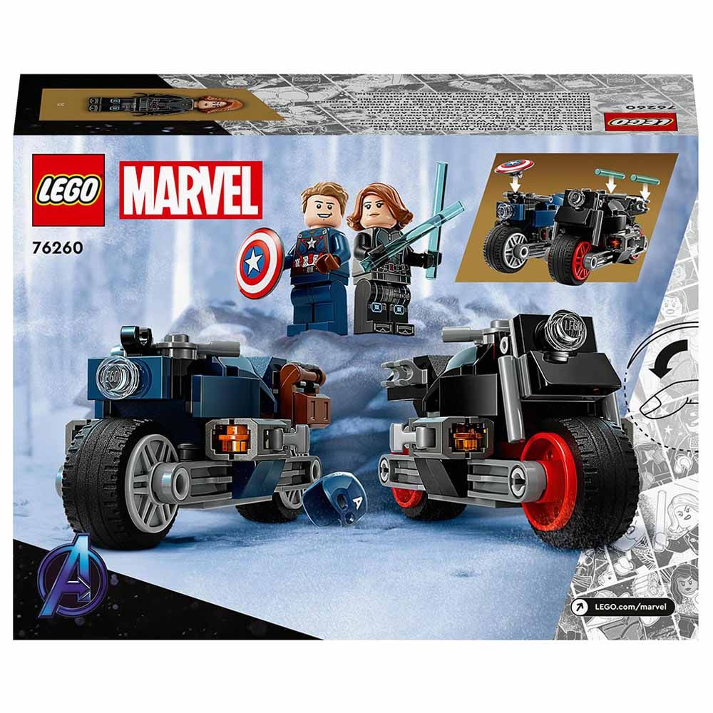 Lego - Black Widow & Captain America Motorcycles Playset