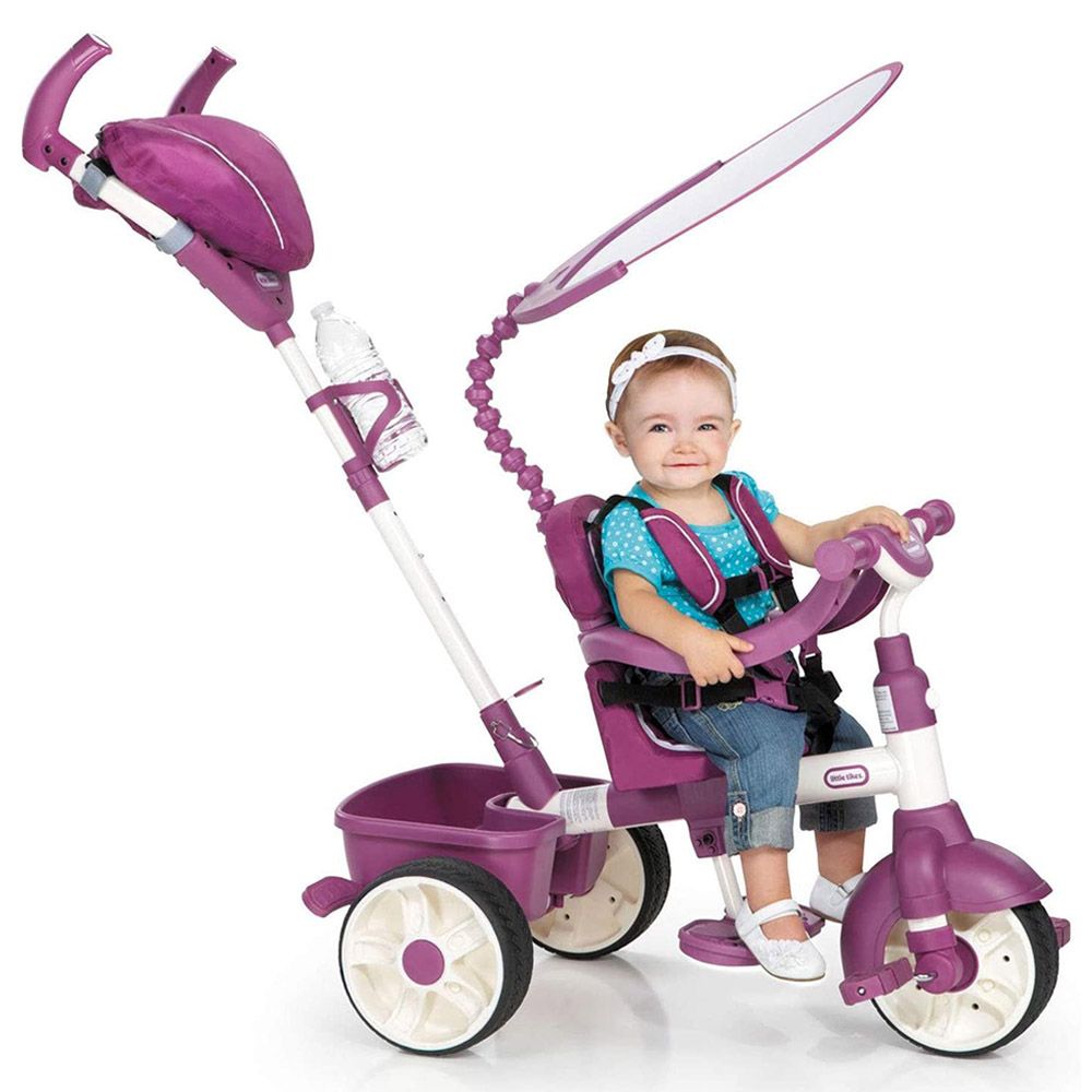 Little Tikes - 4-In-1 Trike Sports Edition - Pink/ White