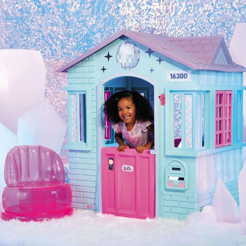 Little Tikes - LOL Surprise! Winter Playhouse with Disco Ball & Inflatable Chair