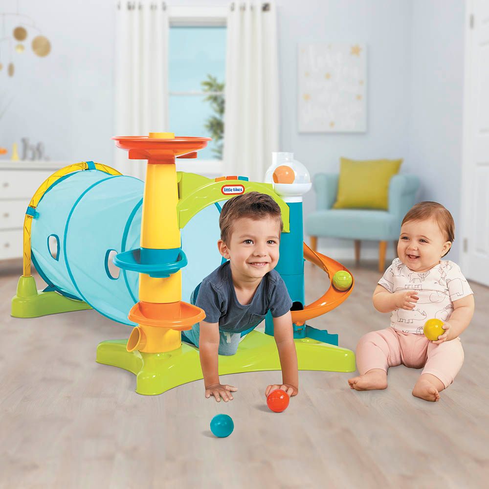 Little Tikes - 2-in-1 Activity Tunnel w/ Ball Drop