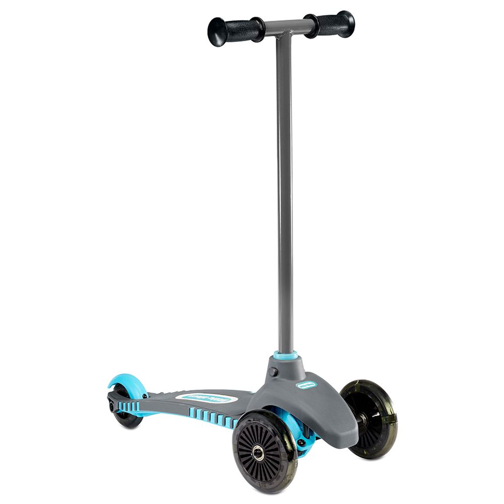 Little Tikes - Lean To Turn Scooter With Lights - Teal/Grey