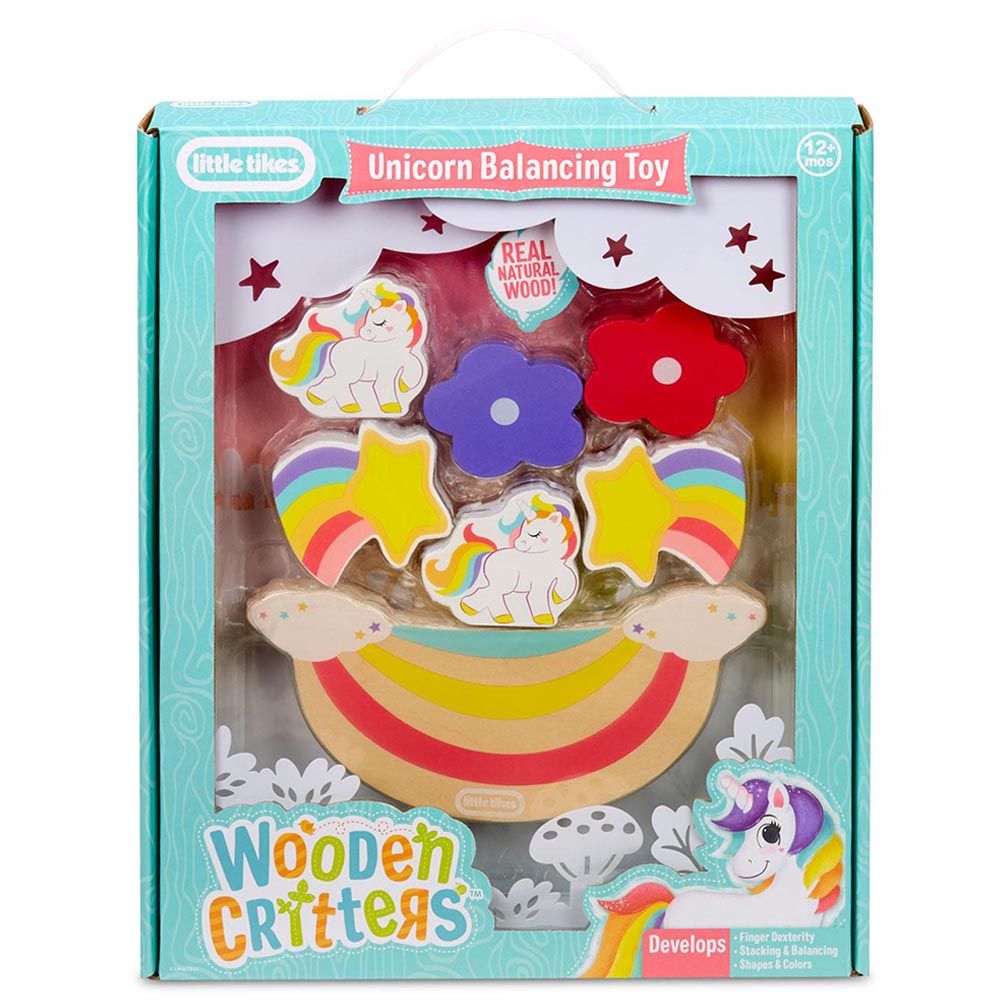 Little Tikes - Wooden Critters Balancing Toy - Unicorn