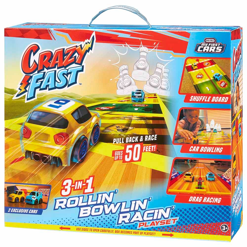 Little Tikes - My First Crazy Fast 3-In-1 Racing Playset