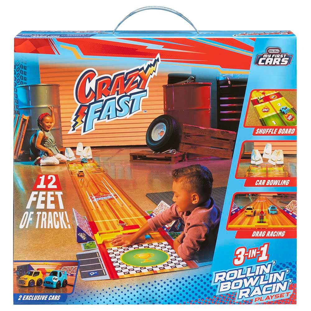 Little Tikes - My First Crazy Fast 3-In-1 Racing Playset