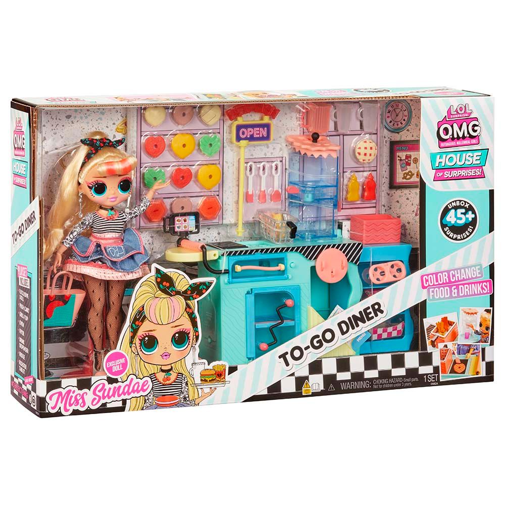 L.O.L. Surprise - To-Go Diner Playset w/ Miss Sundae Doll