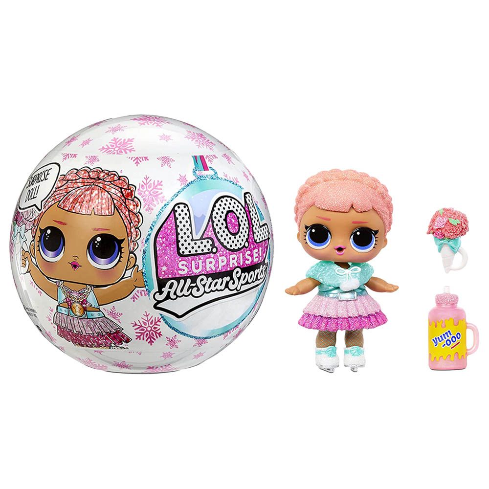 L.O.L. Surprise - Winter Games Sparkly Dolls PDQ - Assorted 1pc