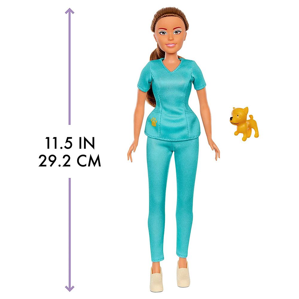 Dream Ella - I AM Fashion Doll 11.5" Pet Veterinarian W/ Pet