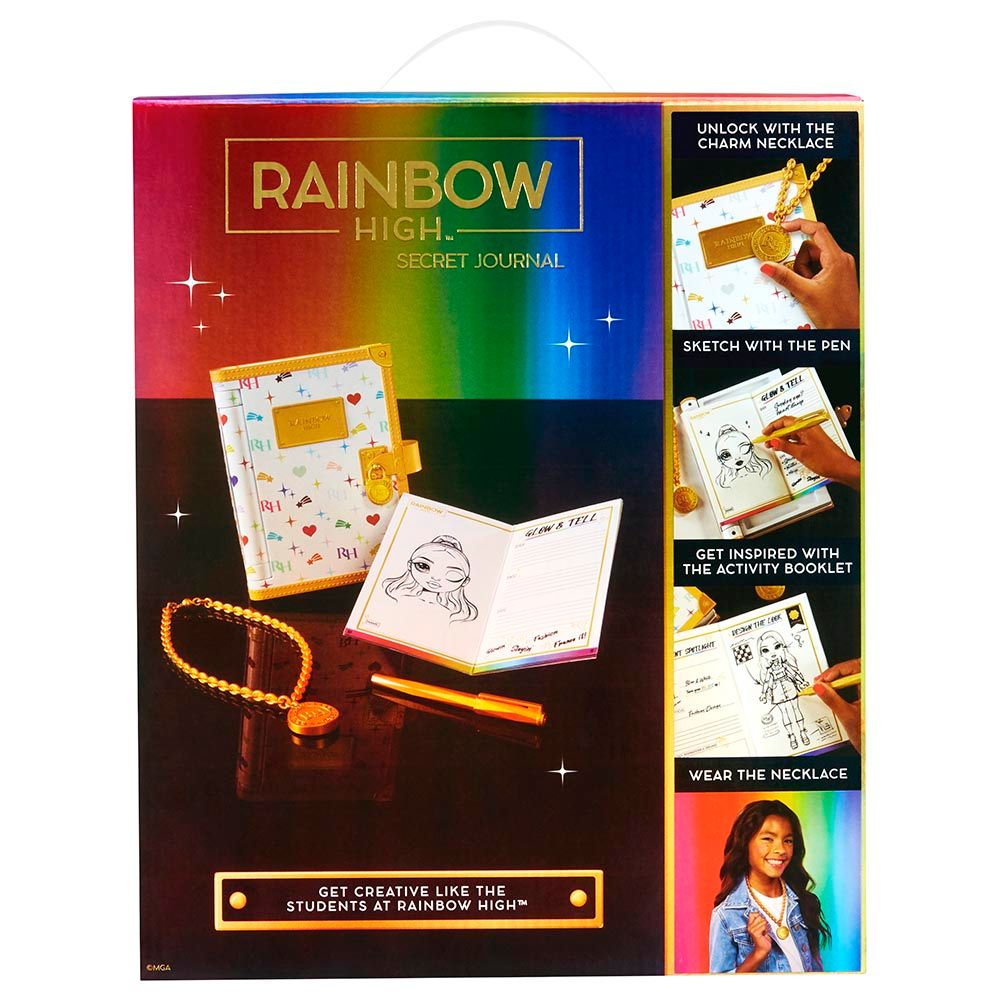 Rainbow High - Secret Fashion Journal W/ Lock