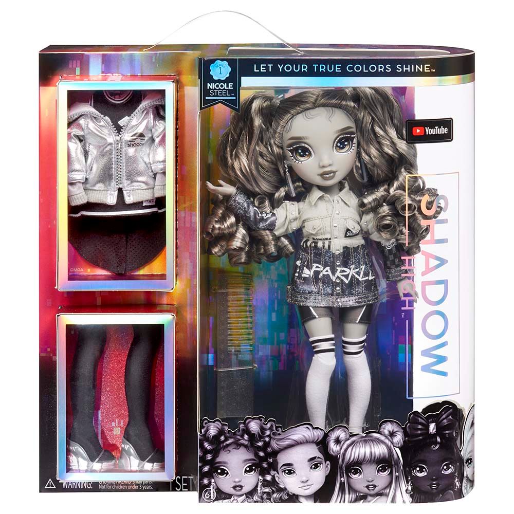 Rainbow High - Shadow S1 Nicole Steel Fashion Doll