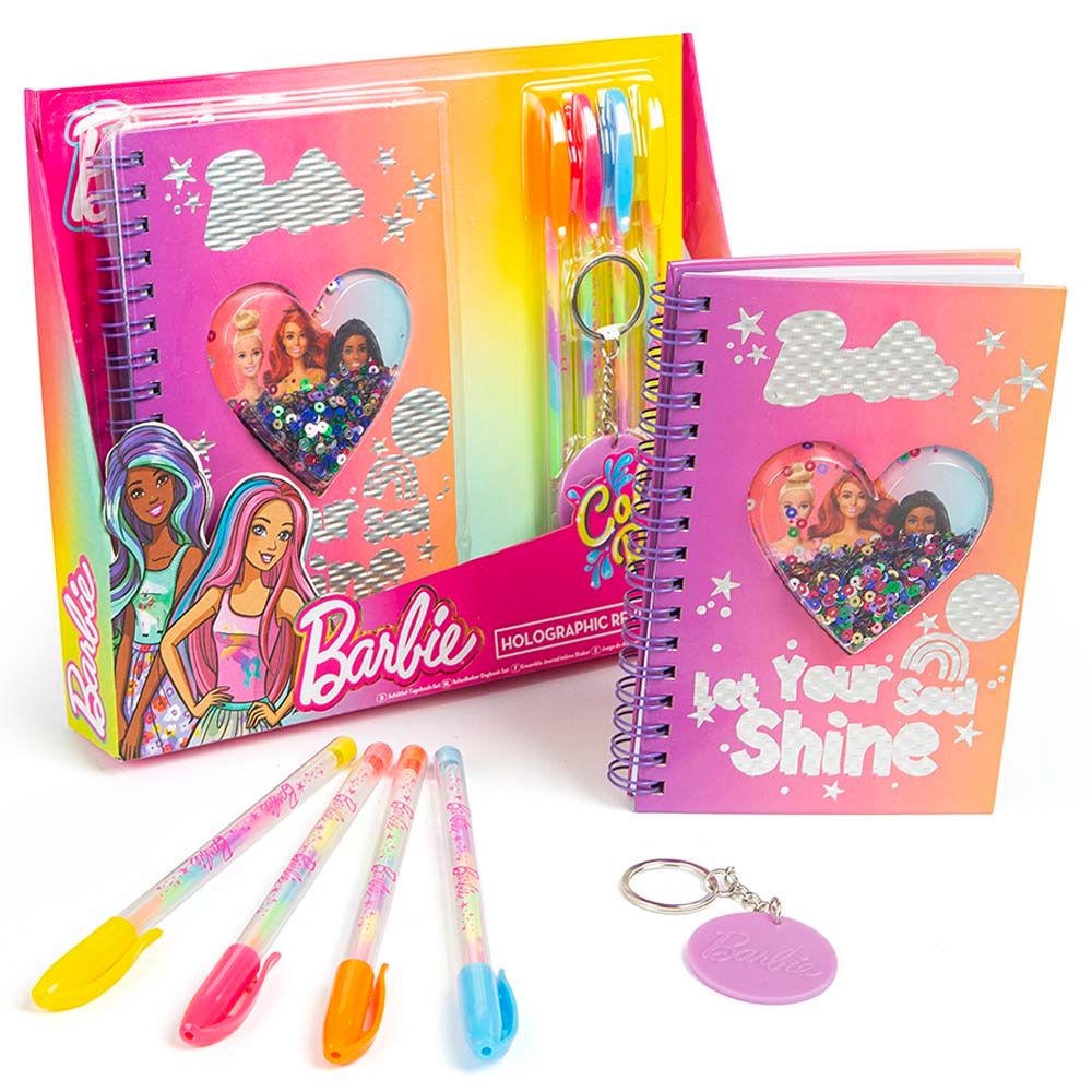 Barbie - Colour Reveal Shaker Diary Craft Set