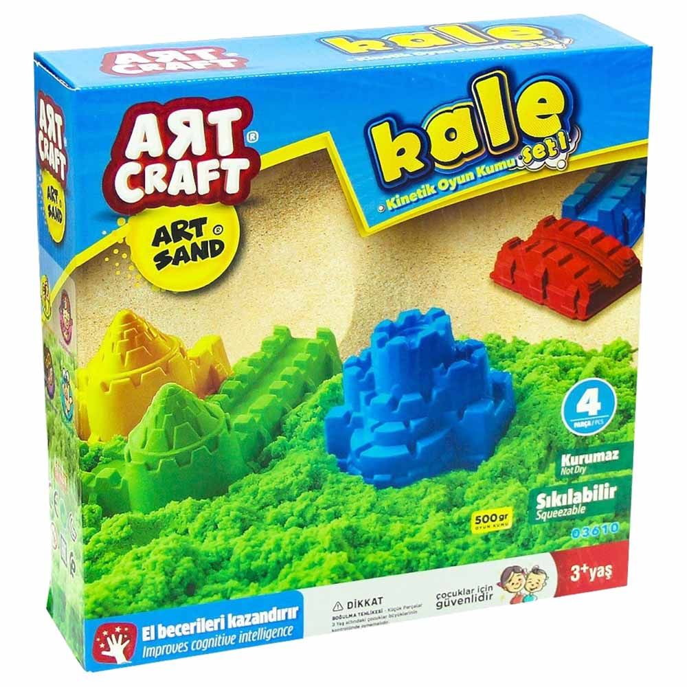 Dede - Art Craft 500 Gr Castle Modeling Play Sand Set