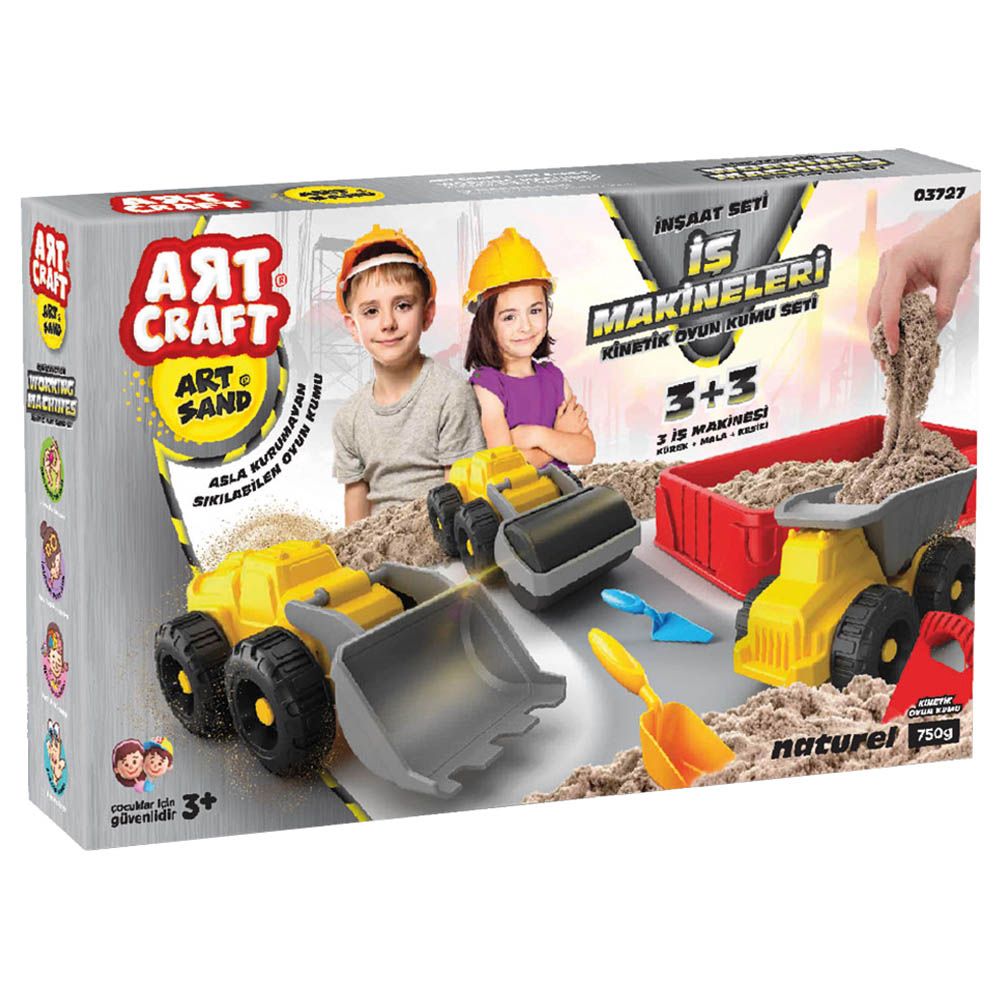 Dede Toys - Artcraft Working Machines Play Sand Set - 750g