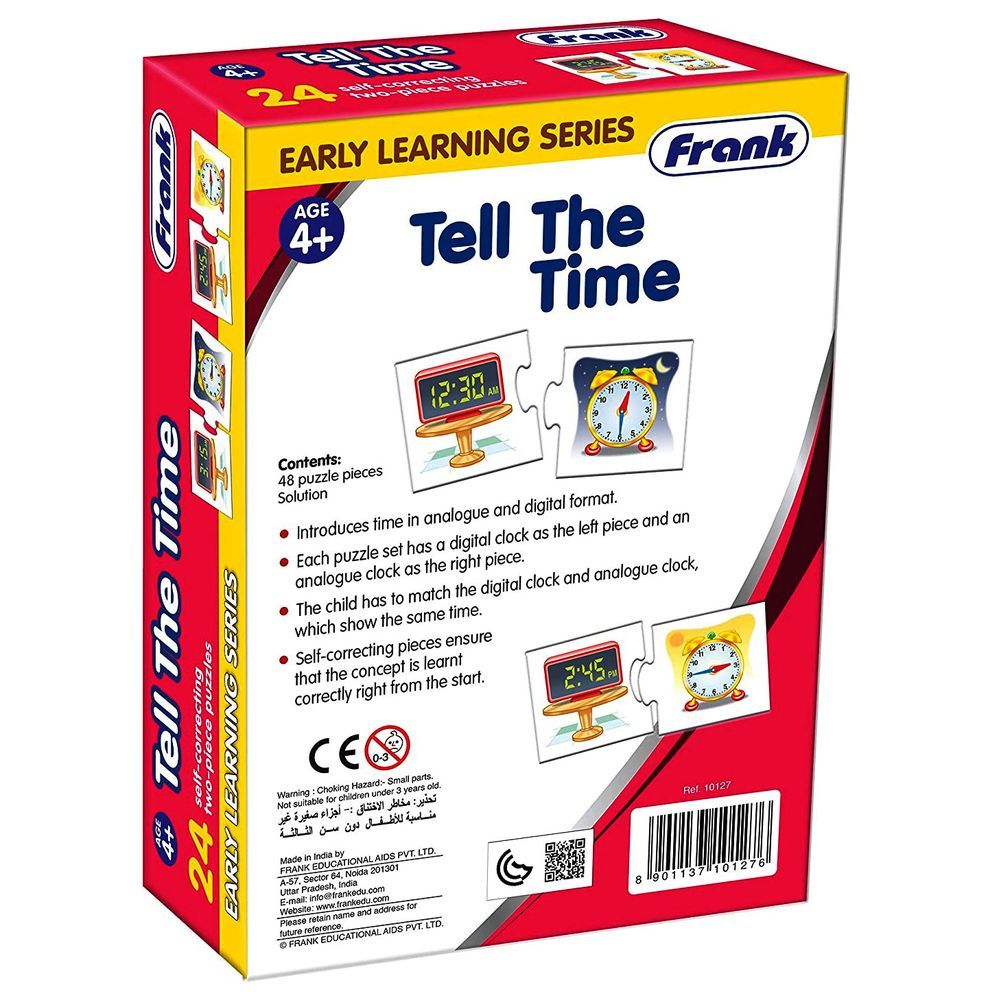 Frank - Tell The Time Puzzle - 48pcs