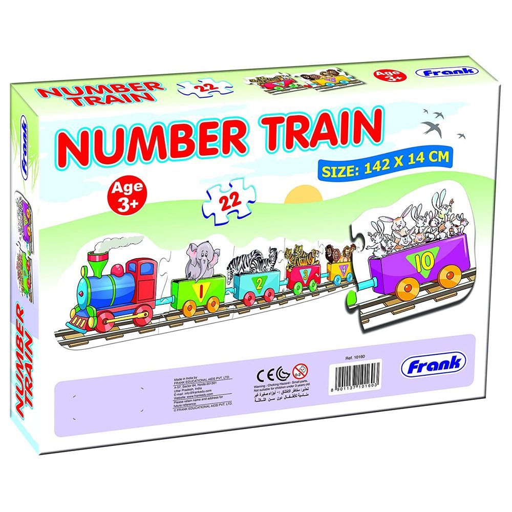 Frank - Number Train Puzzle 22pcs