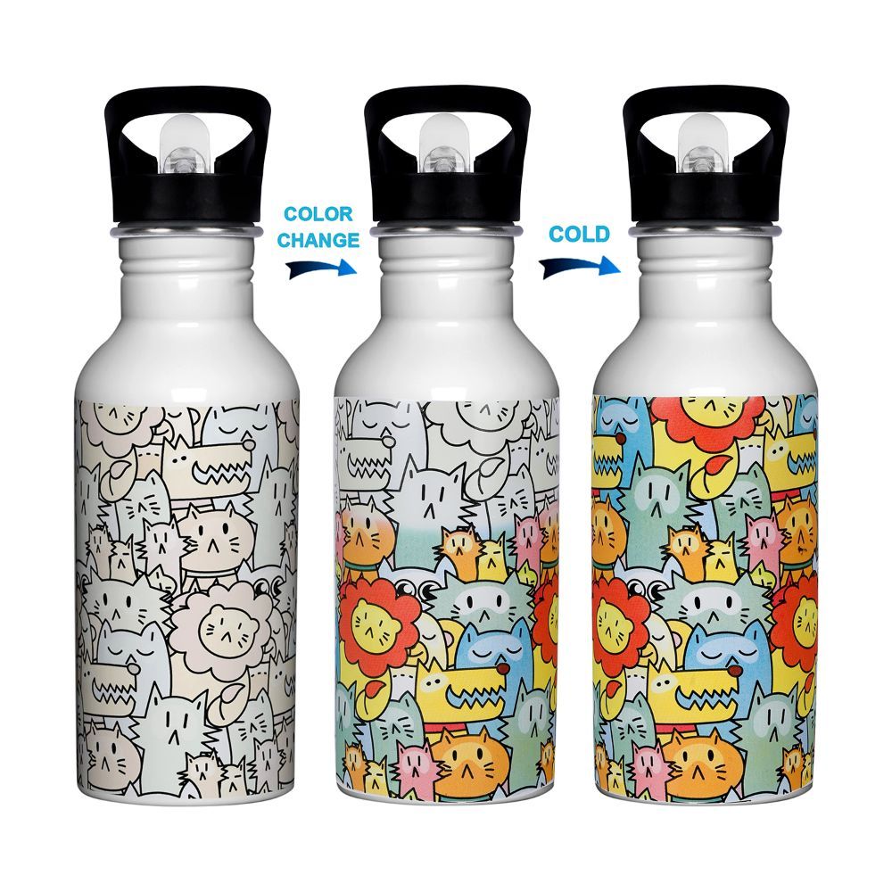 Knack - Magic Water Bottle 600ML - Animals 