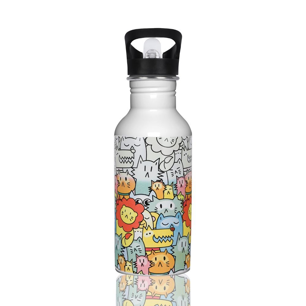 Knack - Magic Water Bottle 600ML - Animals 