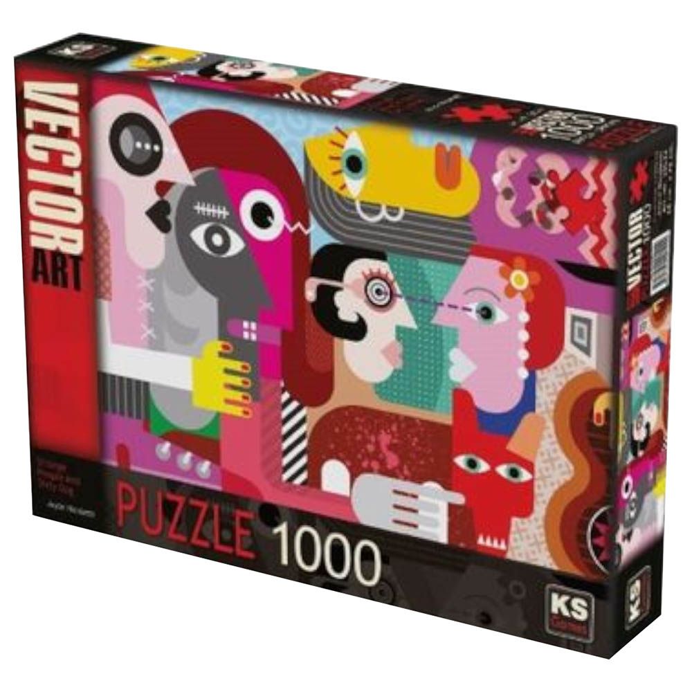 Ks Games - Strange People And Dirty Dog Puzzle 1000pcs