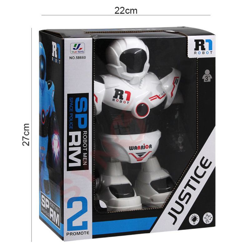 Haj - Robot With Light & Music - Assorted 1pc