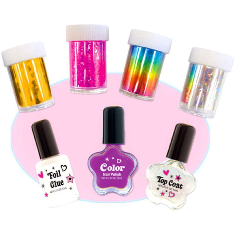 Tokidas - Nail Manicure For Girls With Foil 