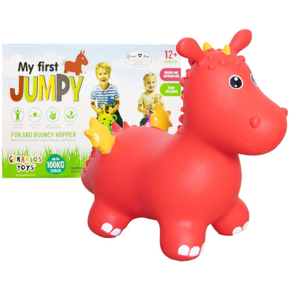 Gerardo's Toys - My First Jumpy Dragon - Red