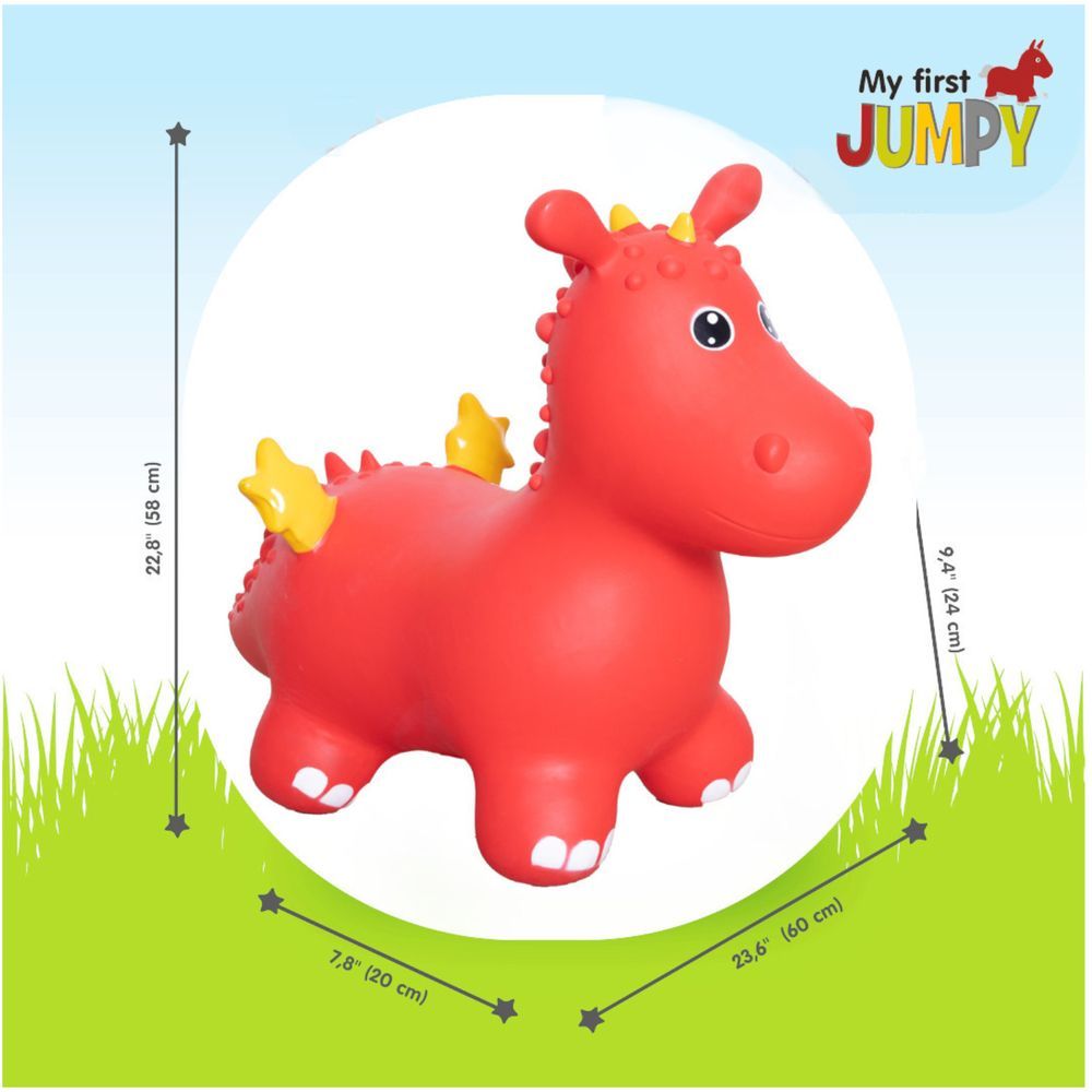 Gerardo's Toys - My First Jumpy Dragon - Red