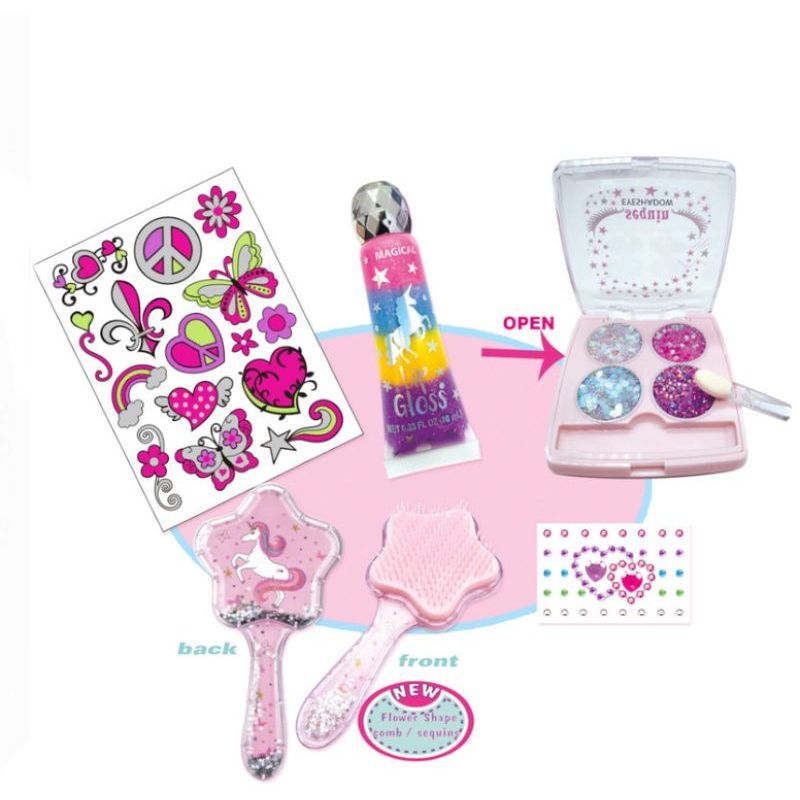 Tokidas - Girls Glitz Makeup Set With Tattoos