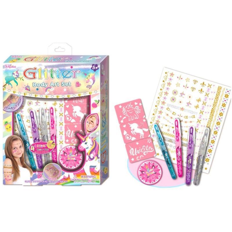 Tokidas - Unicorn Glitter Body Art Set