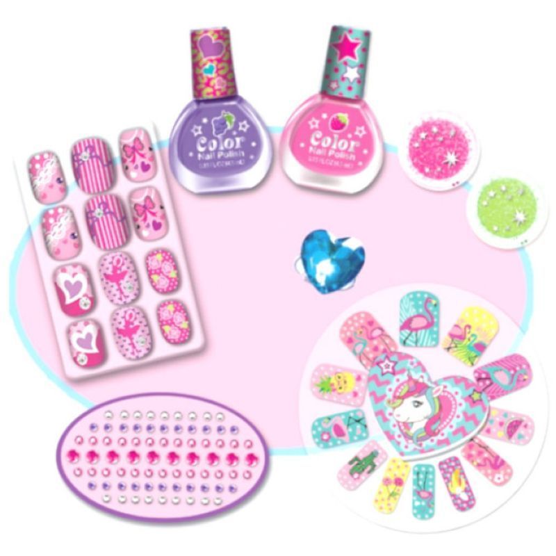 Tokidas - Girls Stylish Bling Nail Playing Set