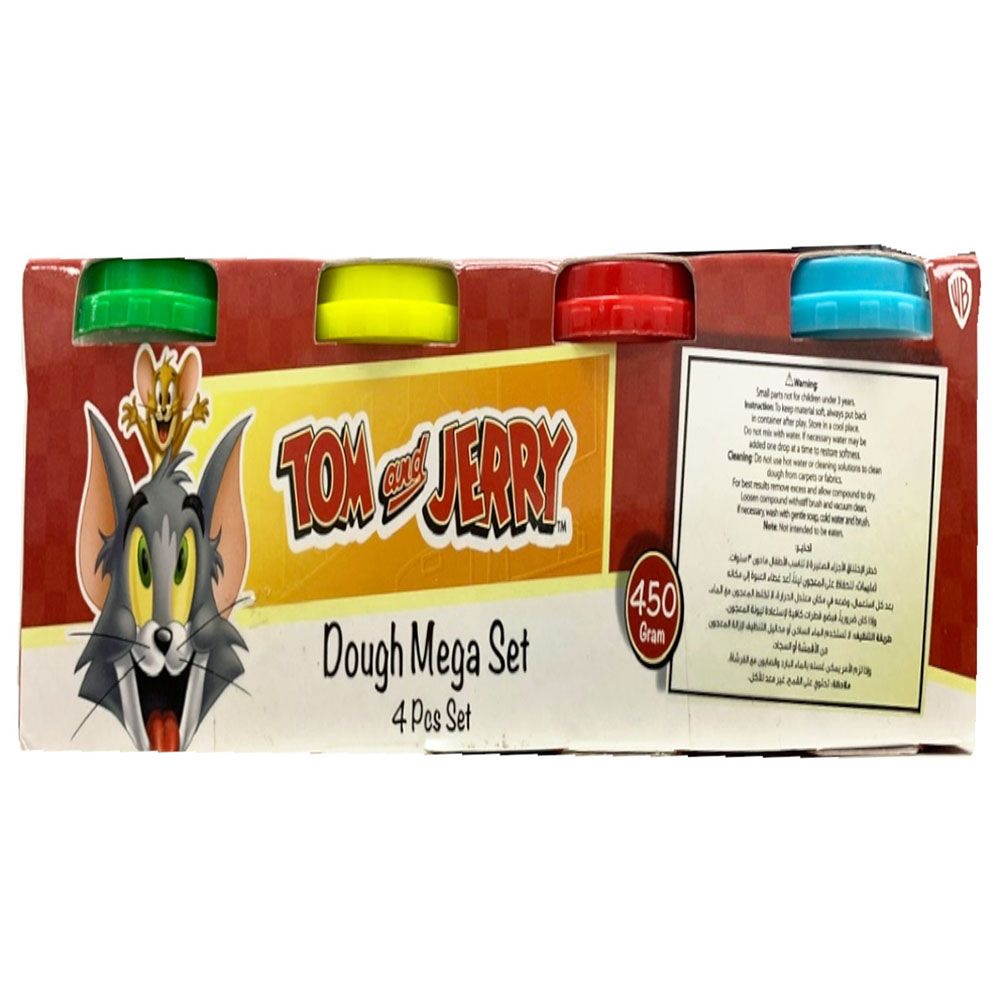 Rainbow Max - Tom & Jerry Dough Mega Set - 4pcs