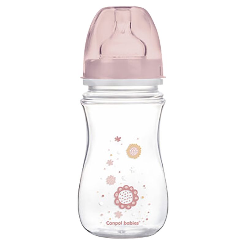 Canpol - EasyStart Anti-Colic Wide Neck Bottle 240ml - Pink