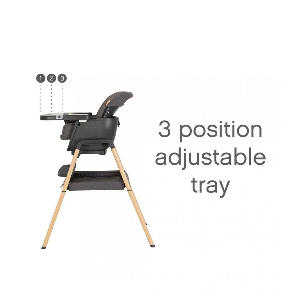 Tutti Bambini - Nova Evolutionary Highchair - Grey/Oak