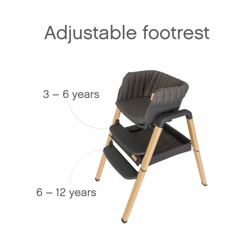 Tutti Bambini - Nova Evolutionary Highchair - Grey/Oak