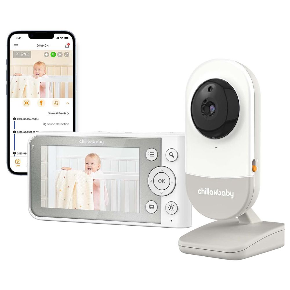 Chillaxbaby - Daily Baby-WiFi 2-Way Talk Baby Monitor 4.3-inch