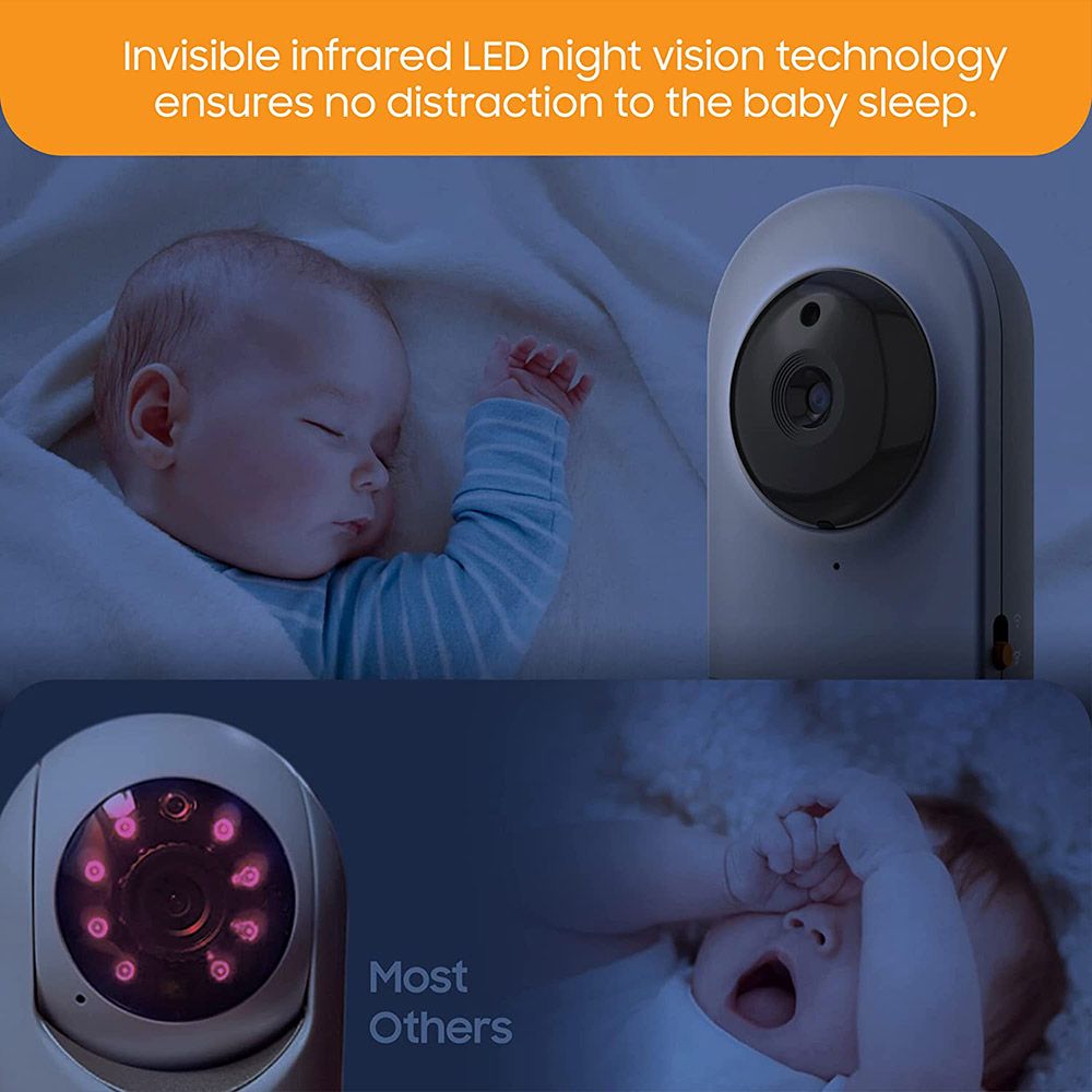 Chillaxbaby - Daily Baby-WiFi 2-Way Talk Baby Monitor 4.3-inch