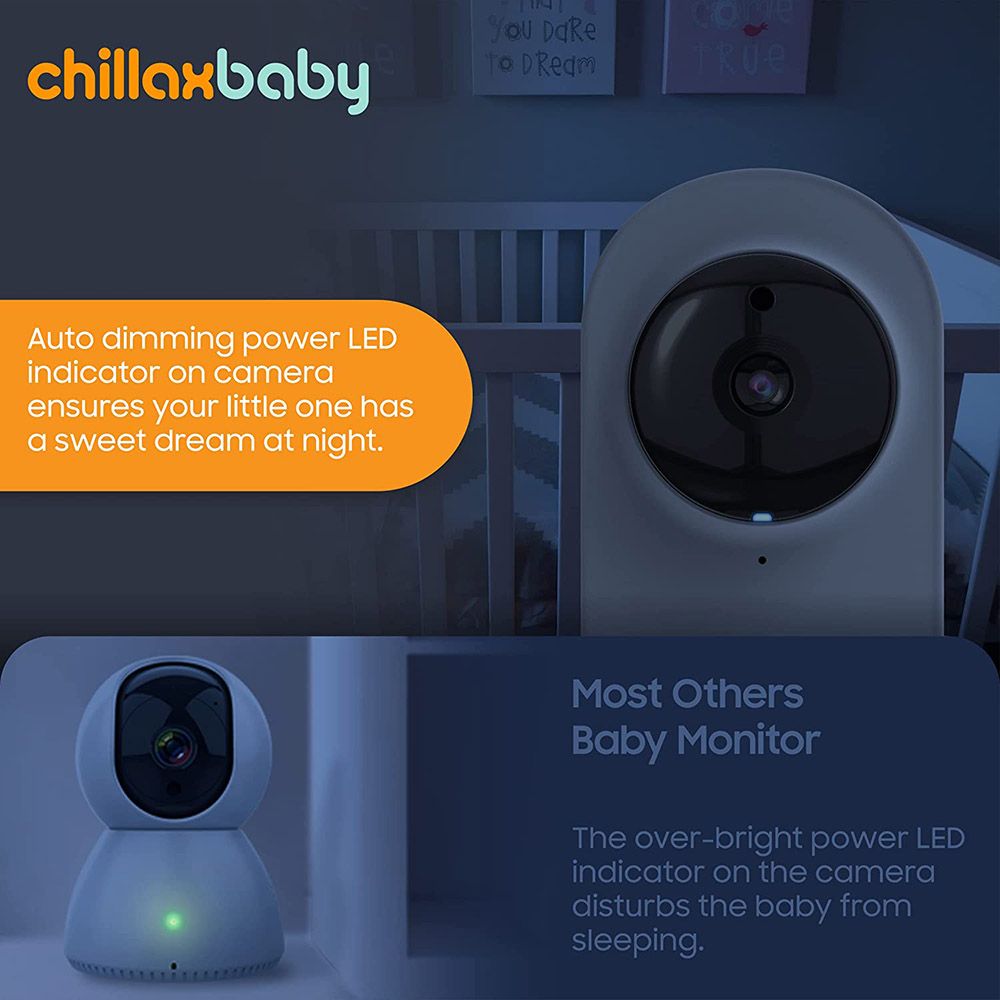 Chillaxbaby - Daily Baby-WiFi 2-Way Talk Baby Monitor 4.3-inch