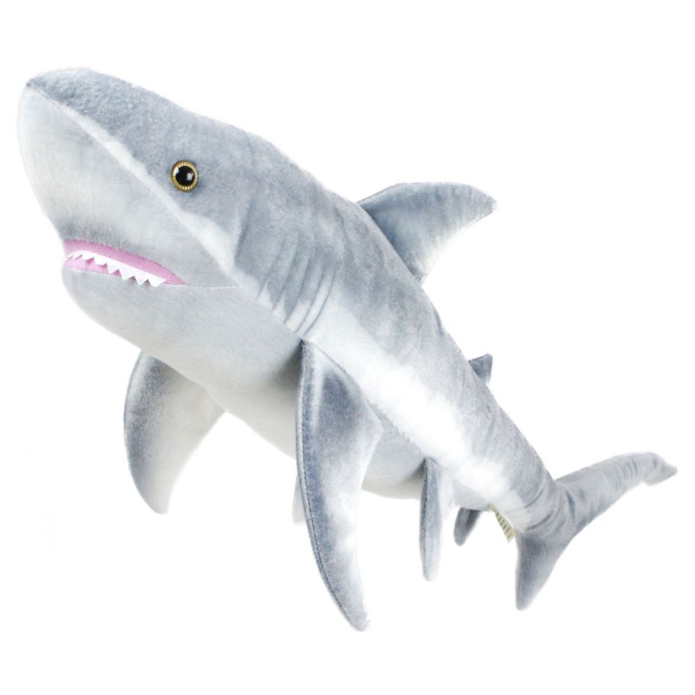 Wild Planet - Soft Plush Toys - Great White Shark - Assorted 1pc