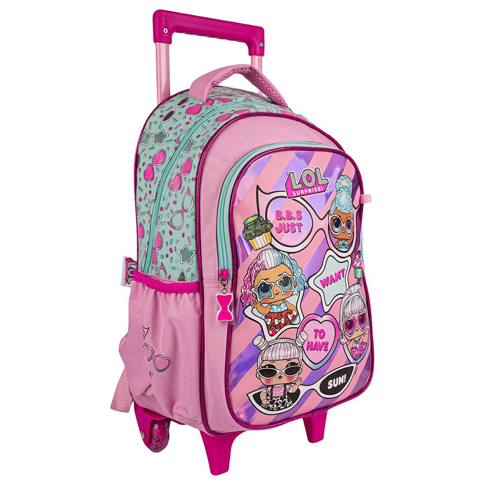 Rainbow Max - LOL Surprise Trolley Bag 16-inch - Pink