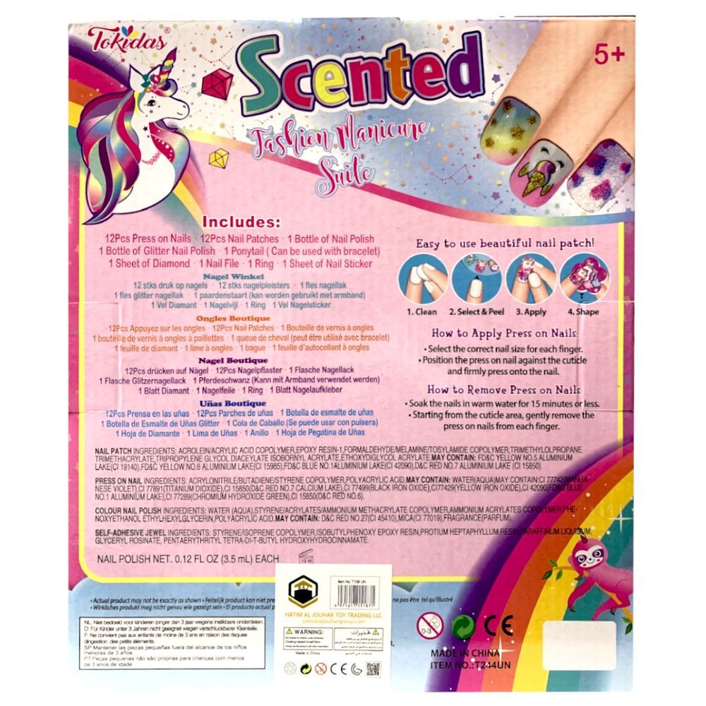 Tokidas - Scented Fashion Manicure Suite W/ Pontitail