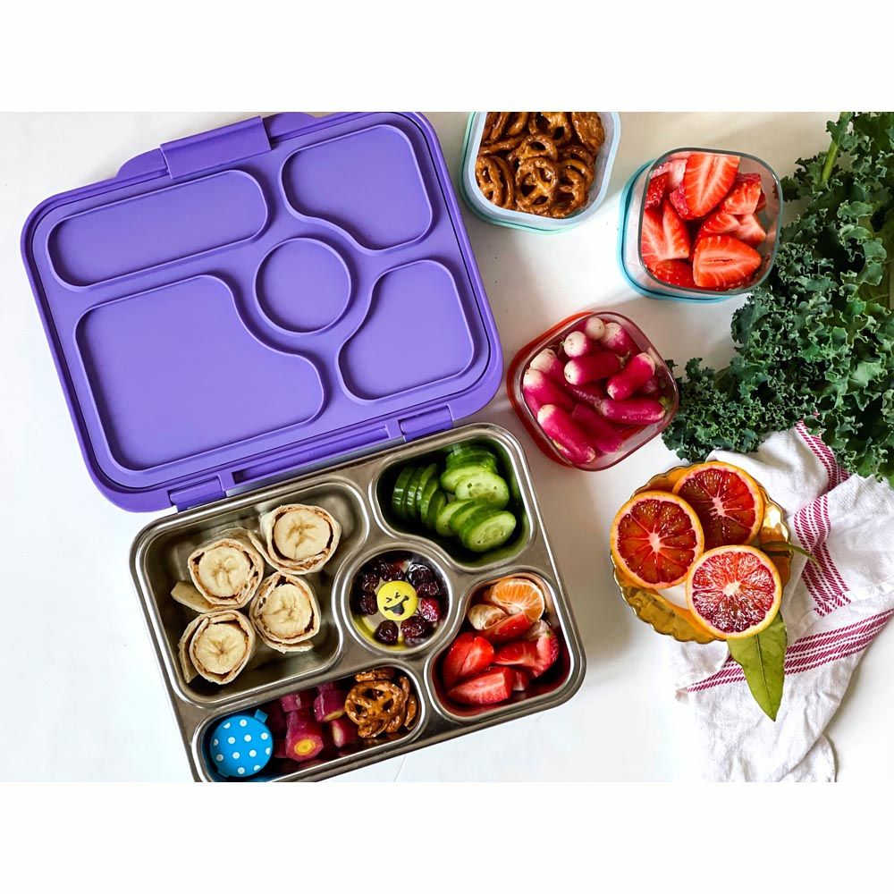 Yumbox - 5 Compartments Presto Santa Fe Lunchbox - Blue