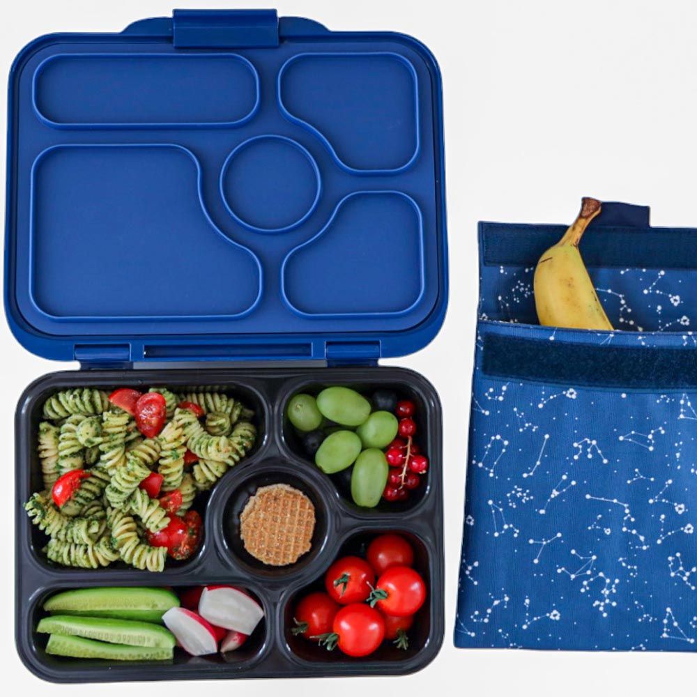 Yumbox - 5 Compartments Presto Santa Fe Lunchbox - Blue