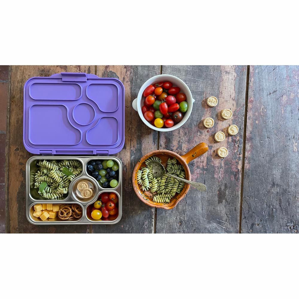 Yumbox - 5 Compartments Presto Santa Fe Lunchbox - Blue