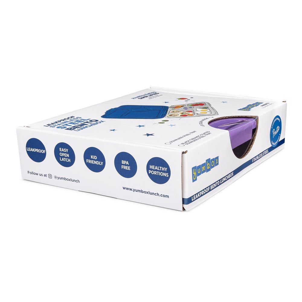 Yumbox - 5 Compartments Presto Santa Fe Lunchbox - Blue